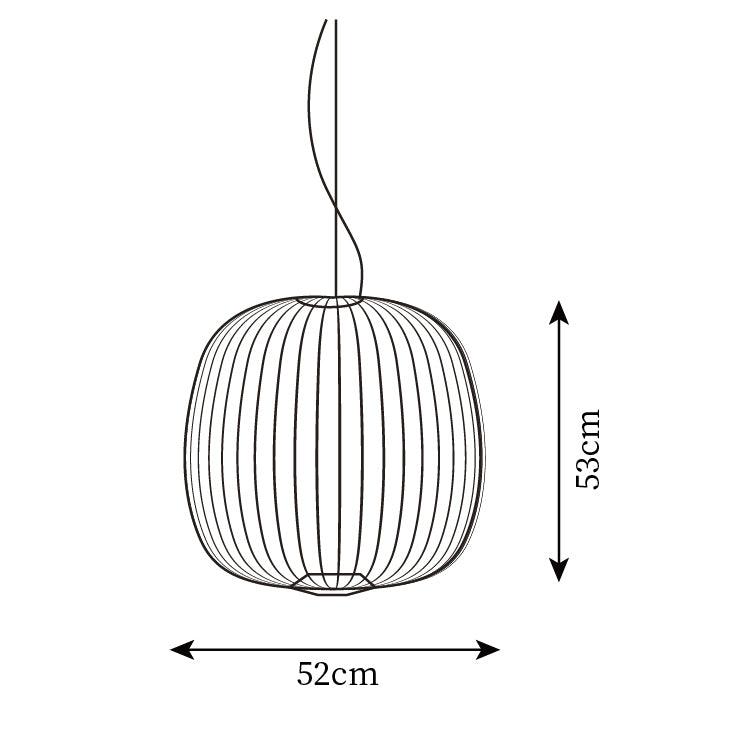 Aero Lampada a Sospensione Minimalista in Metallo