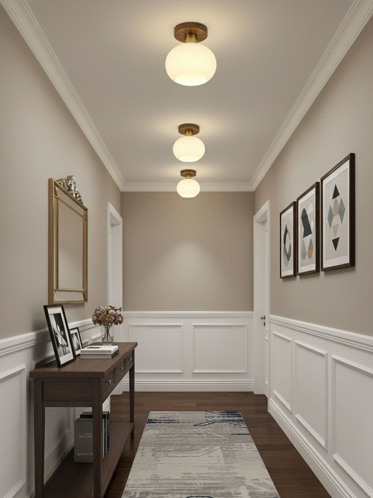 Lampada da soffitto White Shell