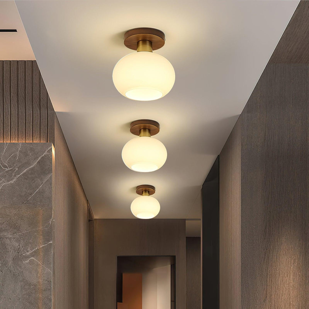 Lampada da soffitto White Shell