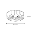 Lampada da soffitto Willa in vetro