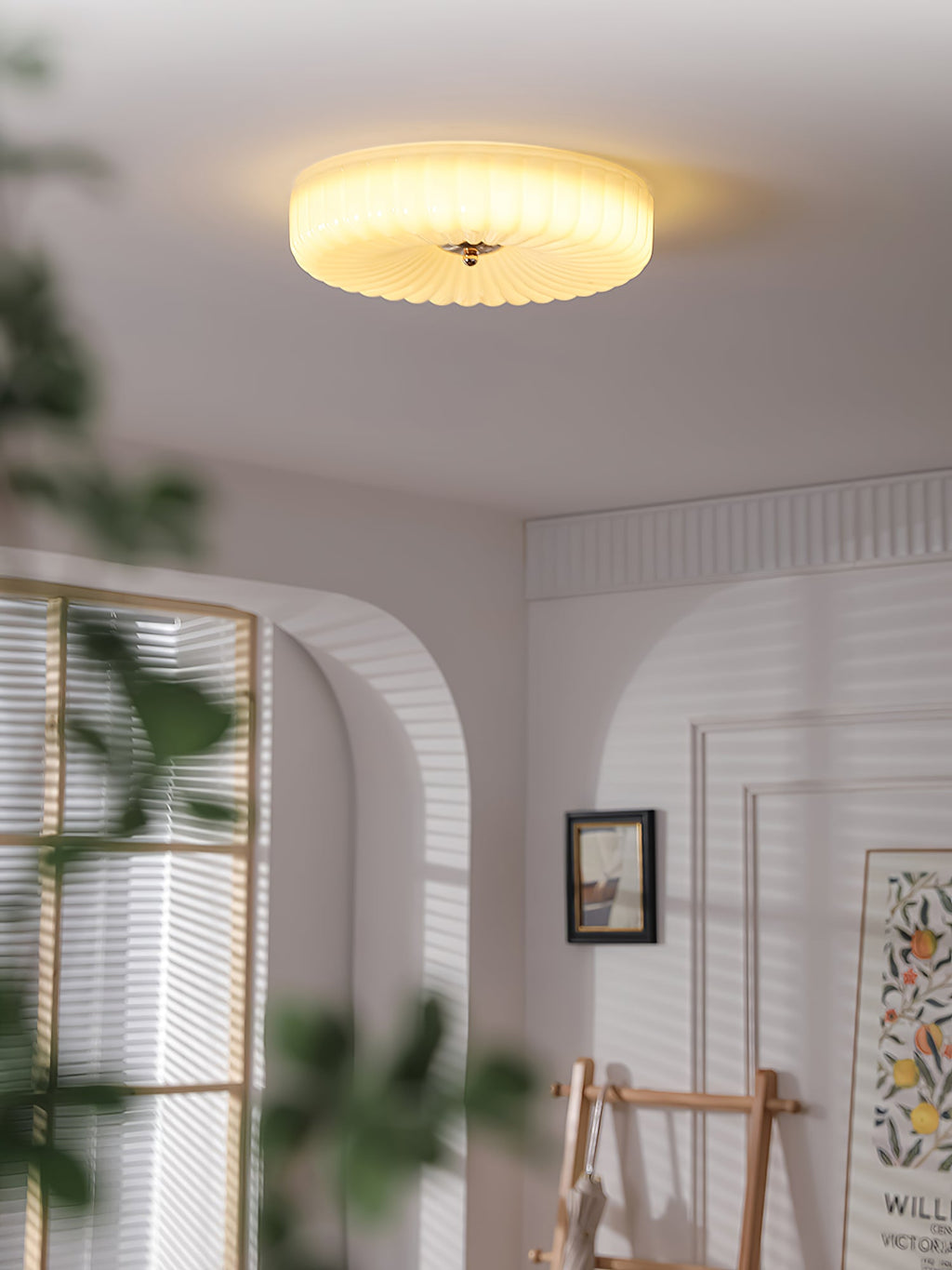 Lampada da soffitto Willa in vetro