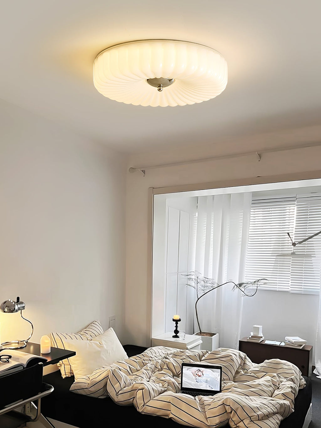 Lampada da soffitto Willa in vetro