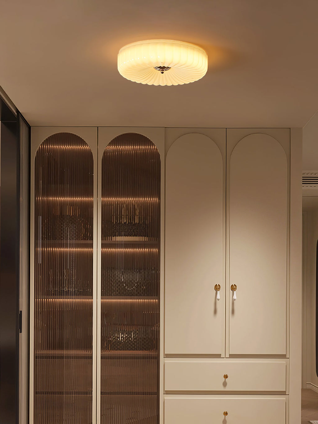Lampada da soffitto Willa in vetro