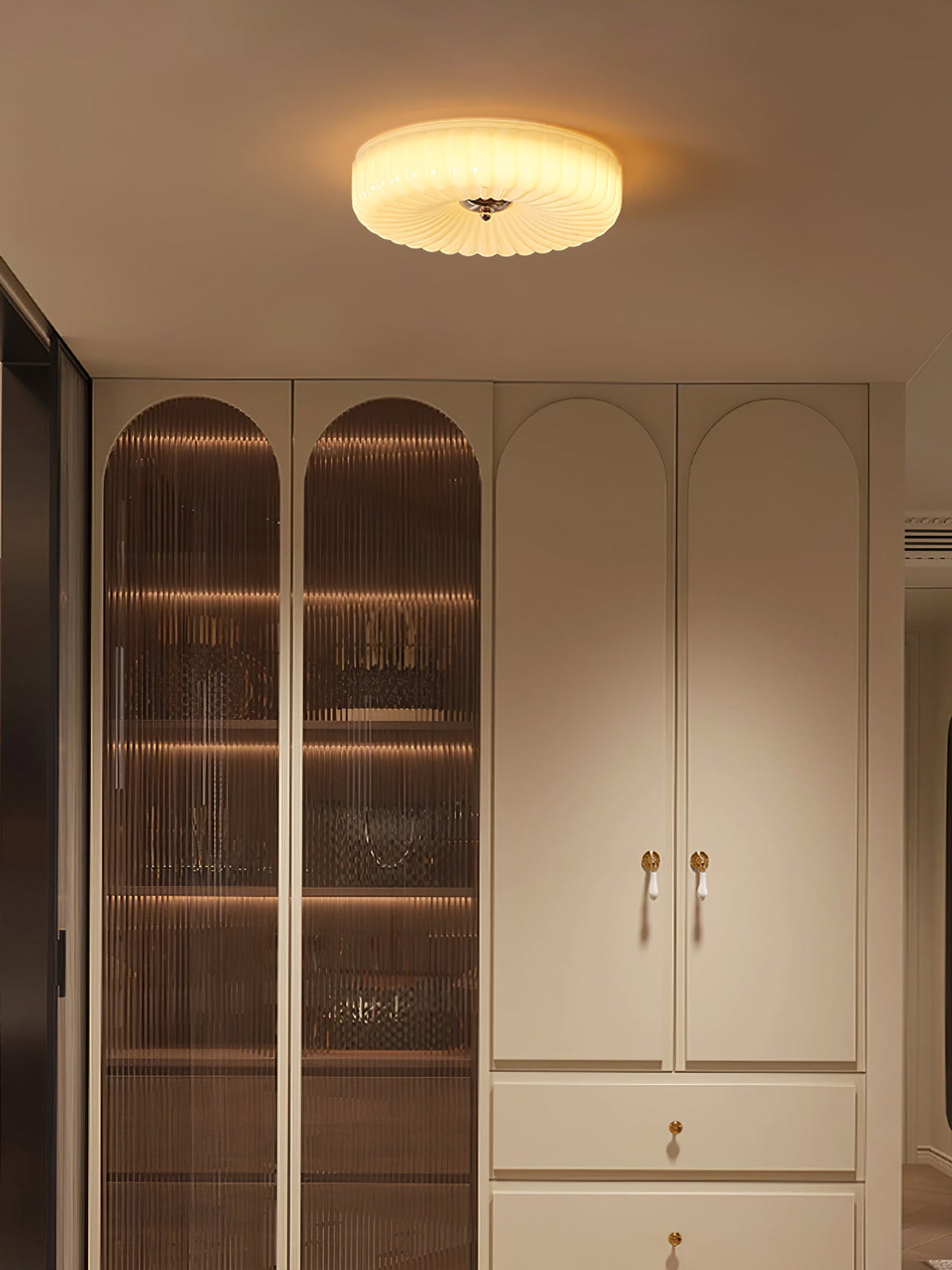Lampada da soffitto Willa in vetro