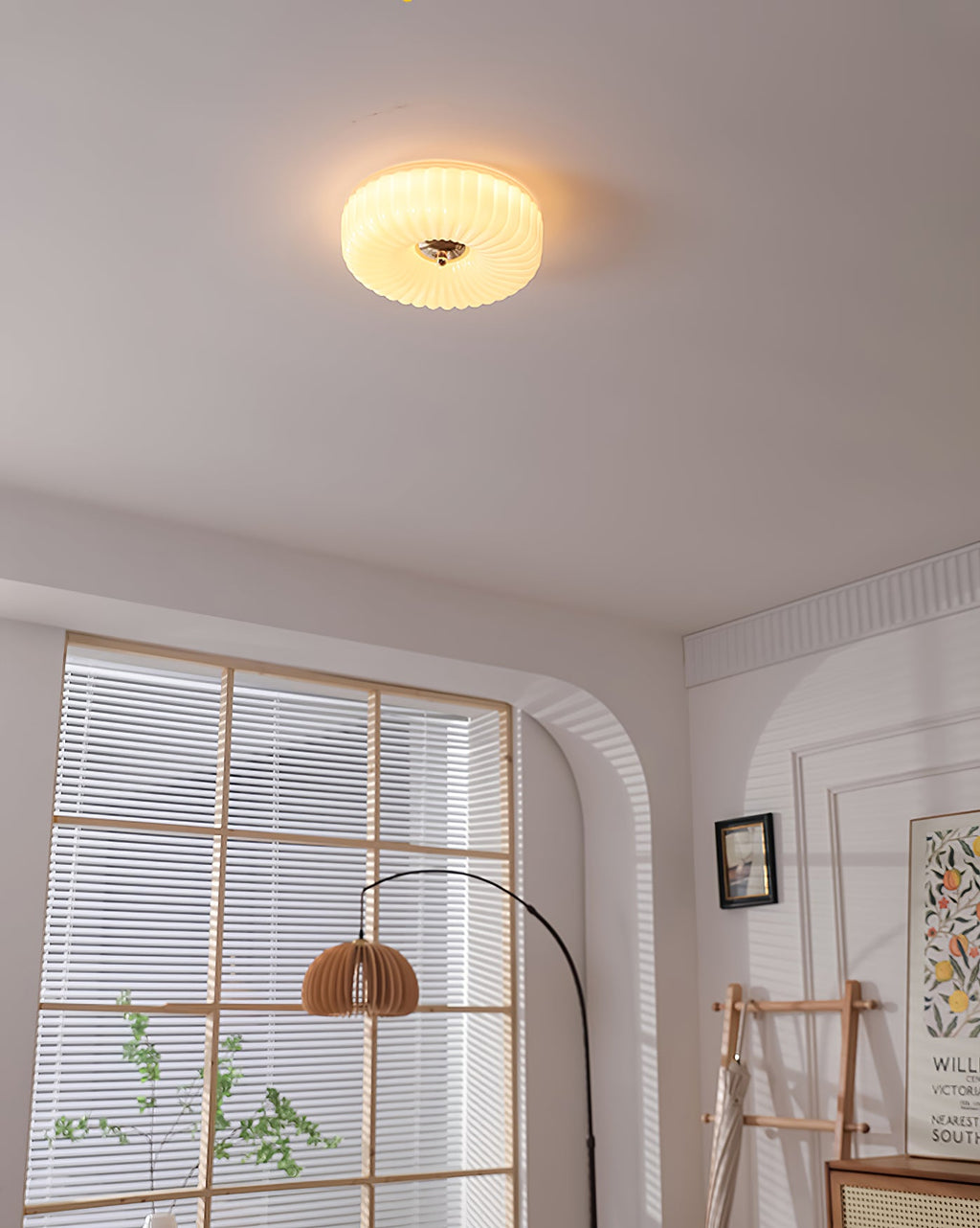 Lampada da soffitto Willa in vetro
