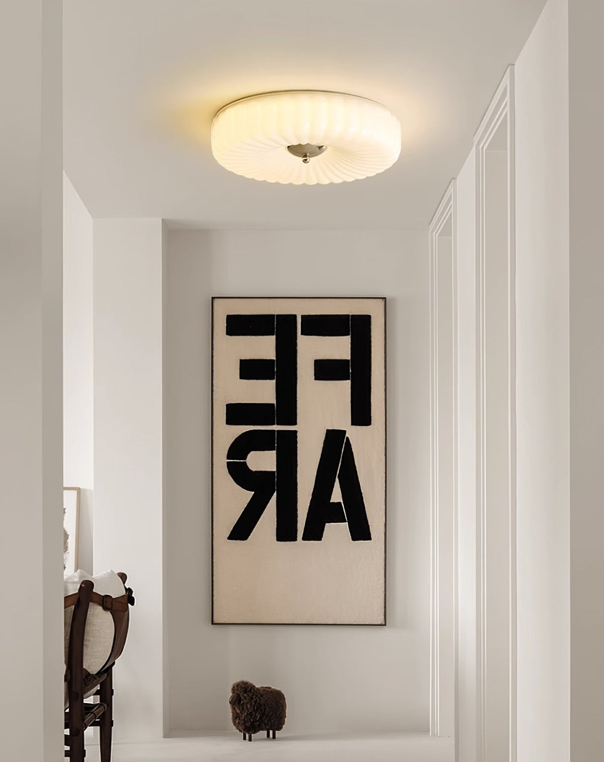 Lampada da soffitto Willa in vetro