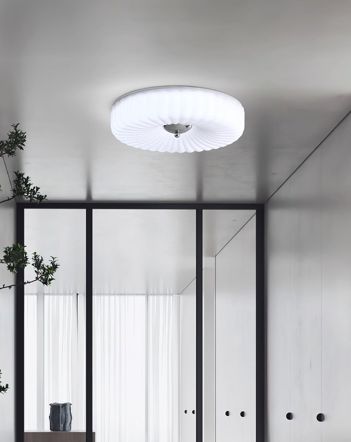 Lampada da soffitto Willa in vetro