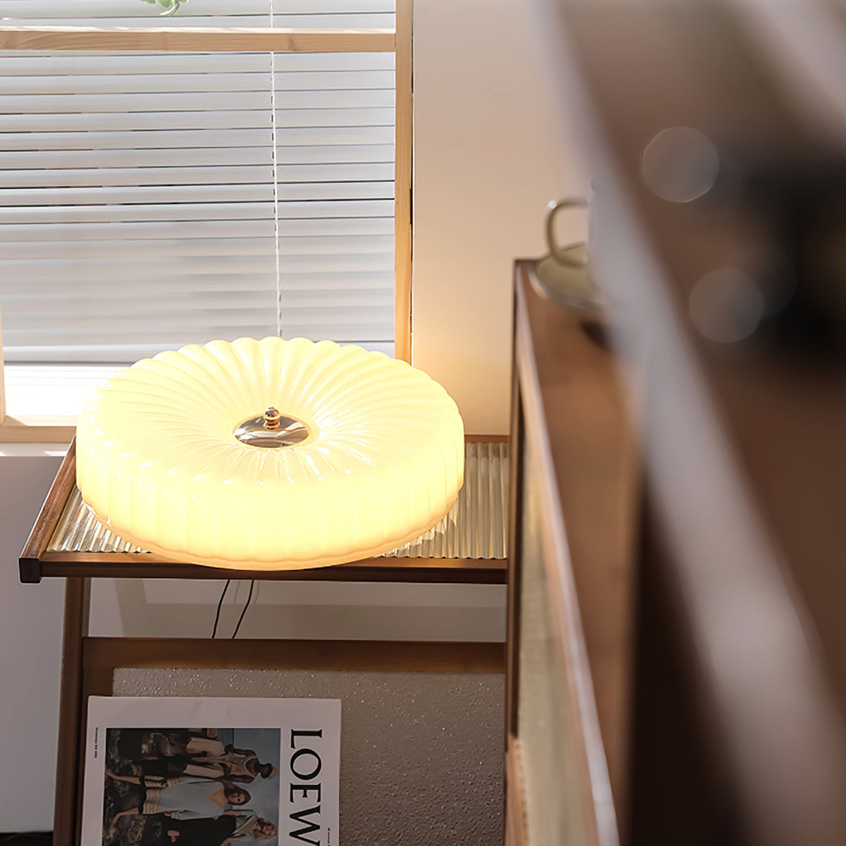 Lampada da soffitto Willa in vetro