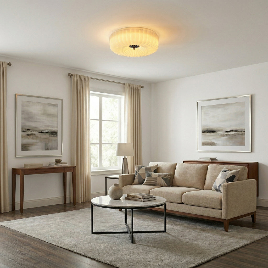 Lampada da soffitto Willa in vetro
