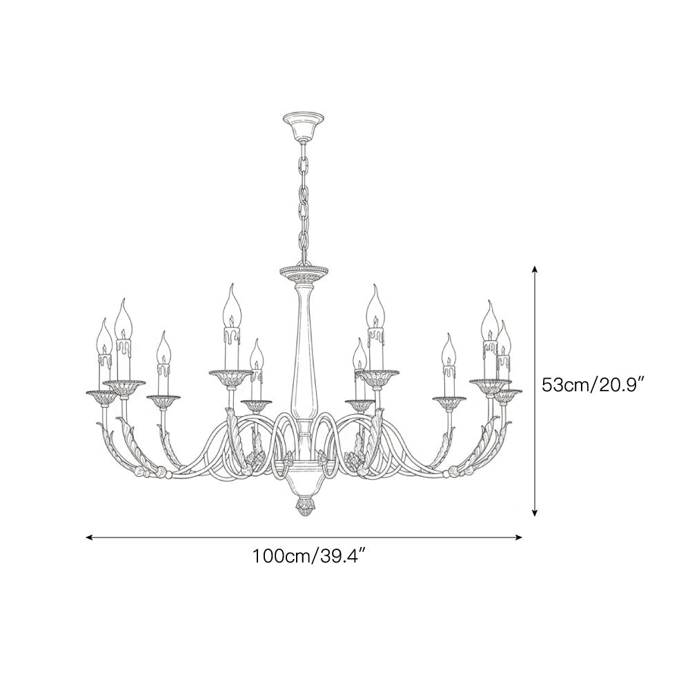 Candelabro in Ottone Winchester