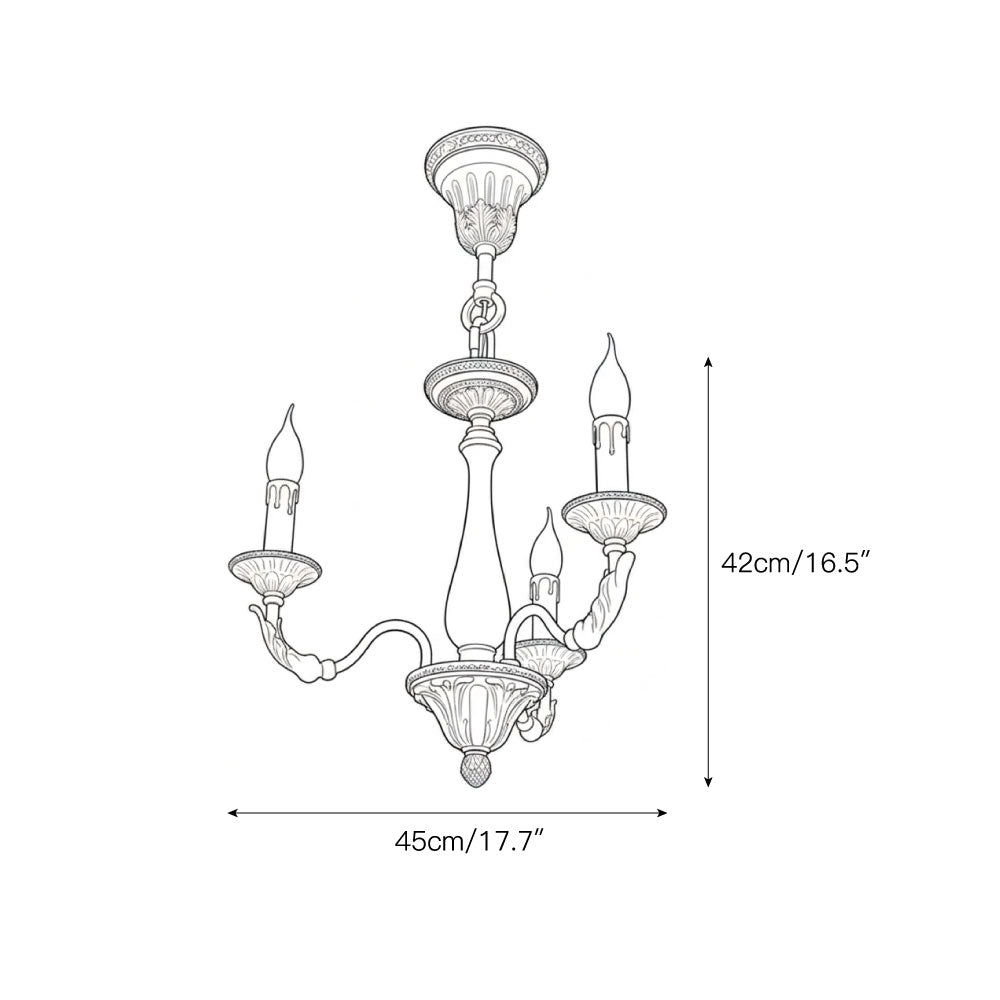Candelabro in Ottone Winchester