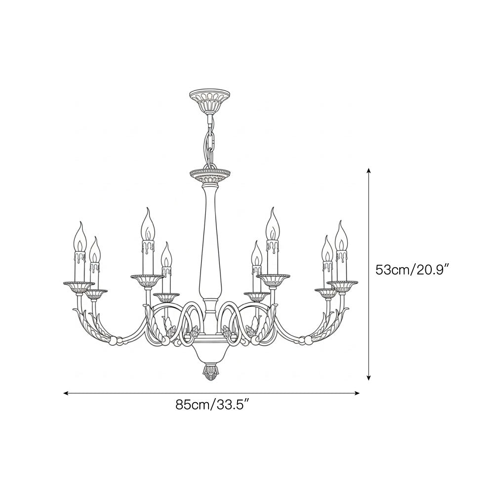 Candelabro in Ottone Winchester