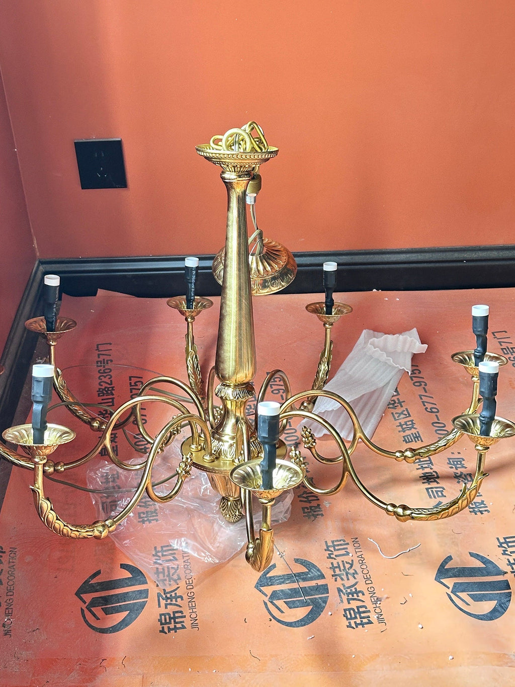 Candelabro in Ottone Winchester