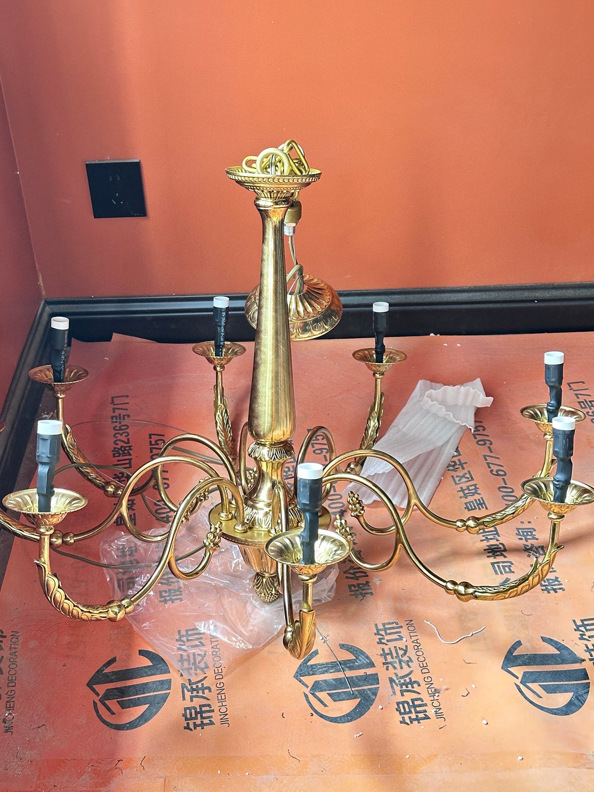 Candelabro in Ottone Winchester