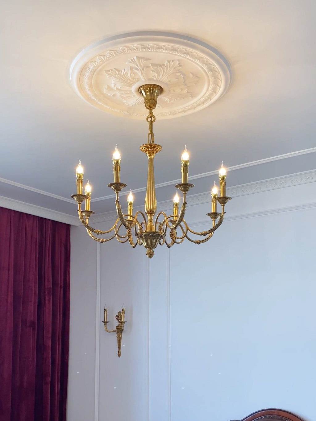 Candelabro in Ottone Winchester