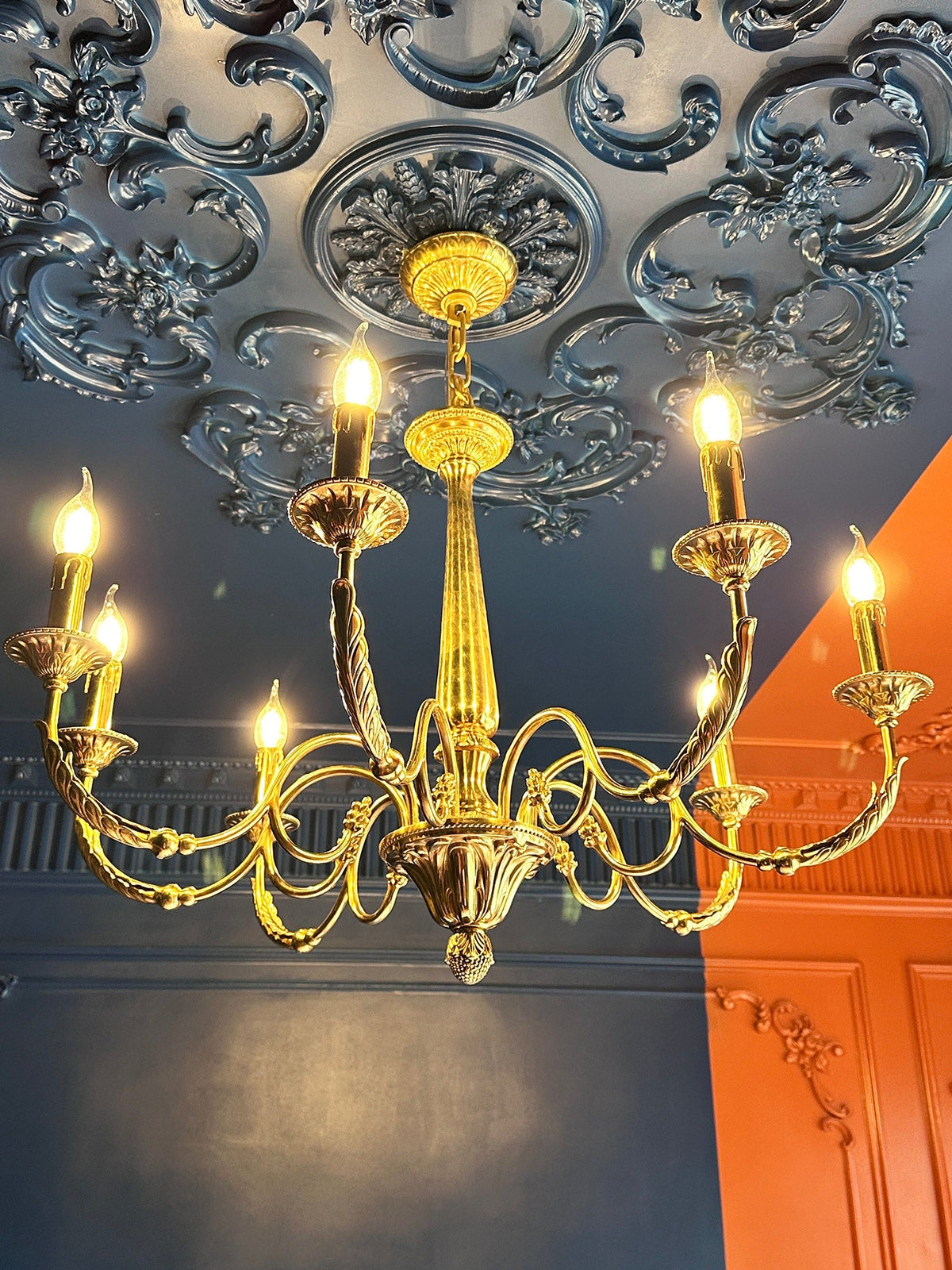 Candelabro in Ottone Winchester