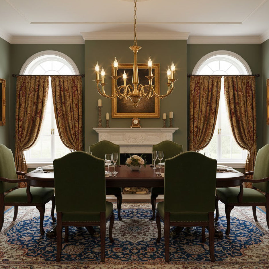 Candelabro in Ottone Winchester