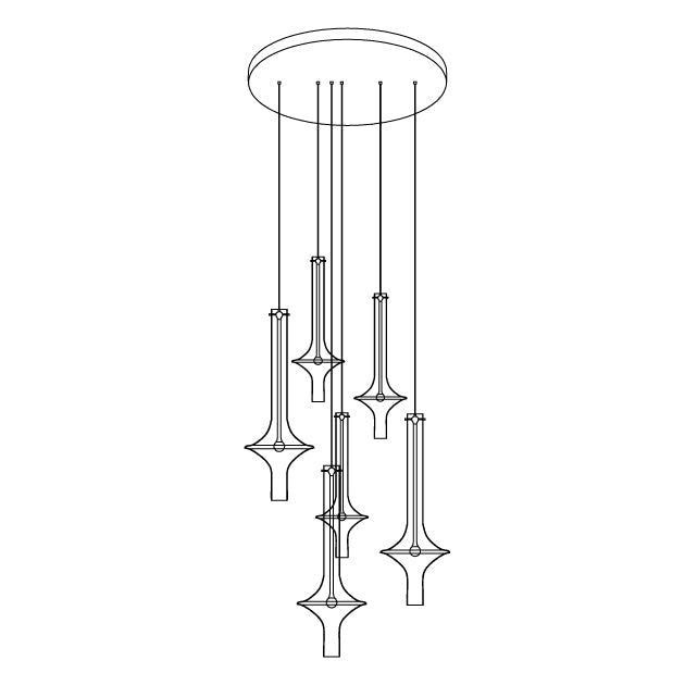 Lampada a sospensione Wonder