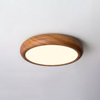 Lampada da soffitto rotonda in legno Grena