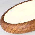 Plafoniera Rotonda in Legno
