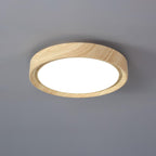 Lampada da soffitto rotonda in legno Grena