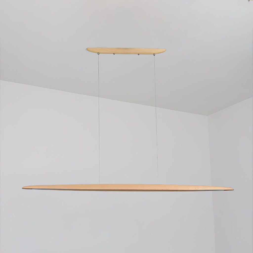 Lampada a sospensione in legno di noce Zing