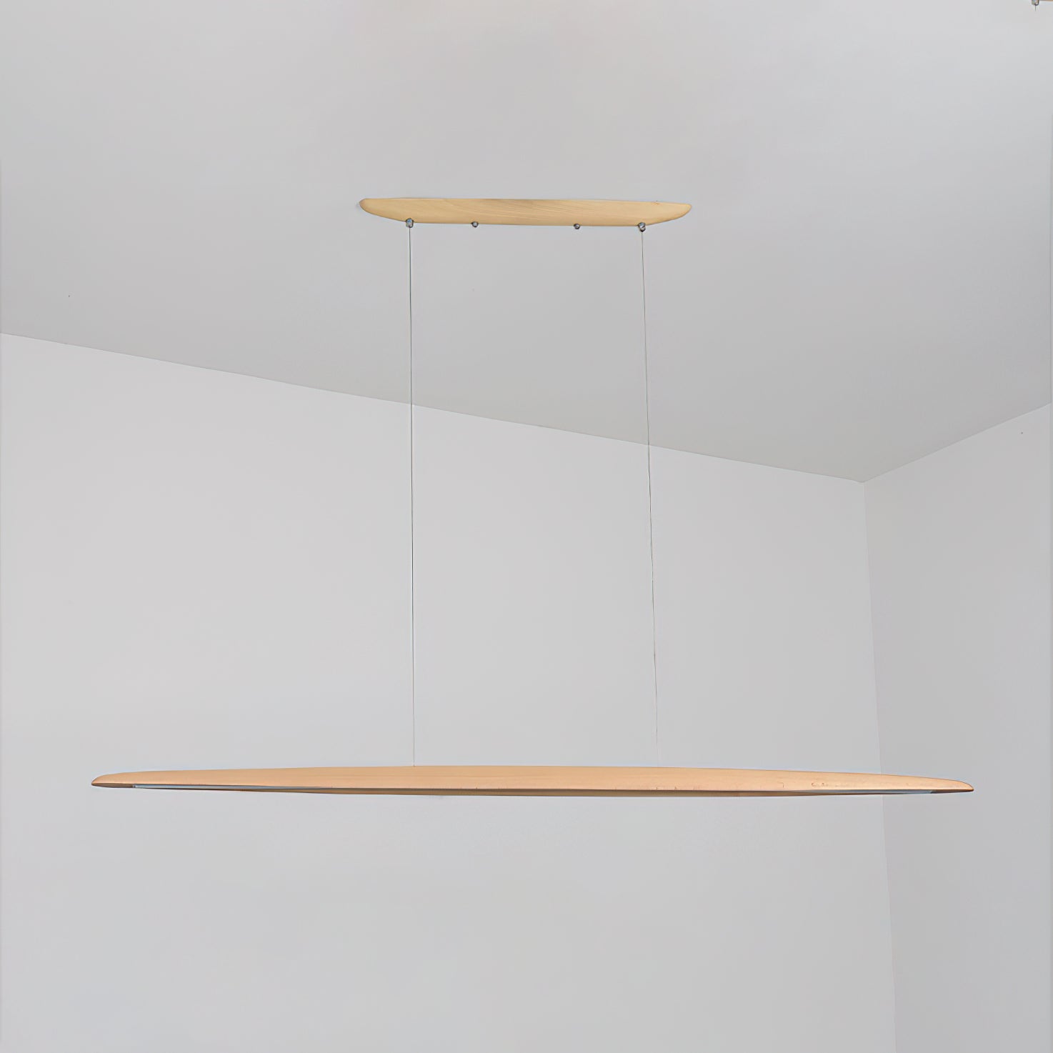 Lampada a sospensione in legno di noce Zing