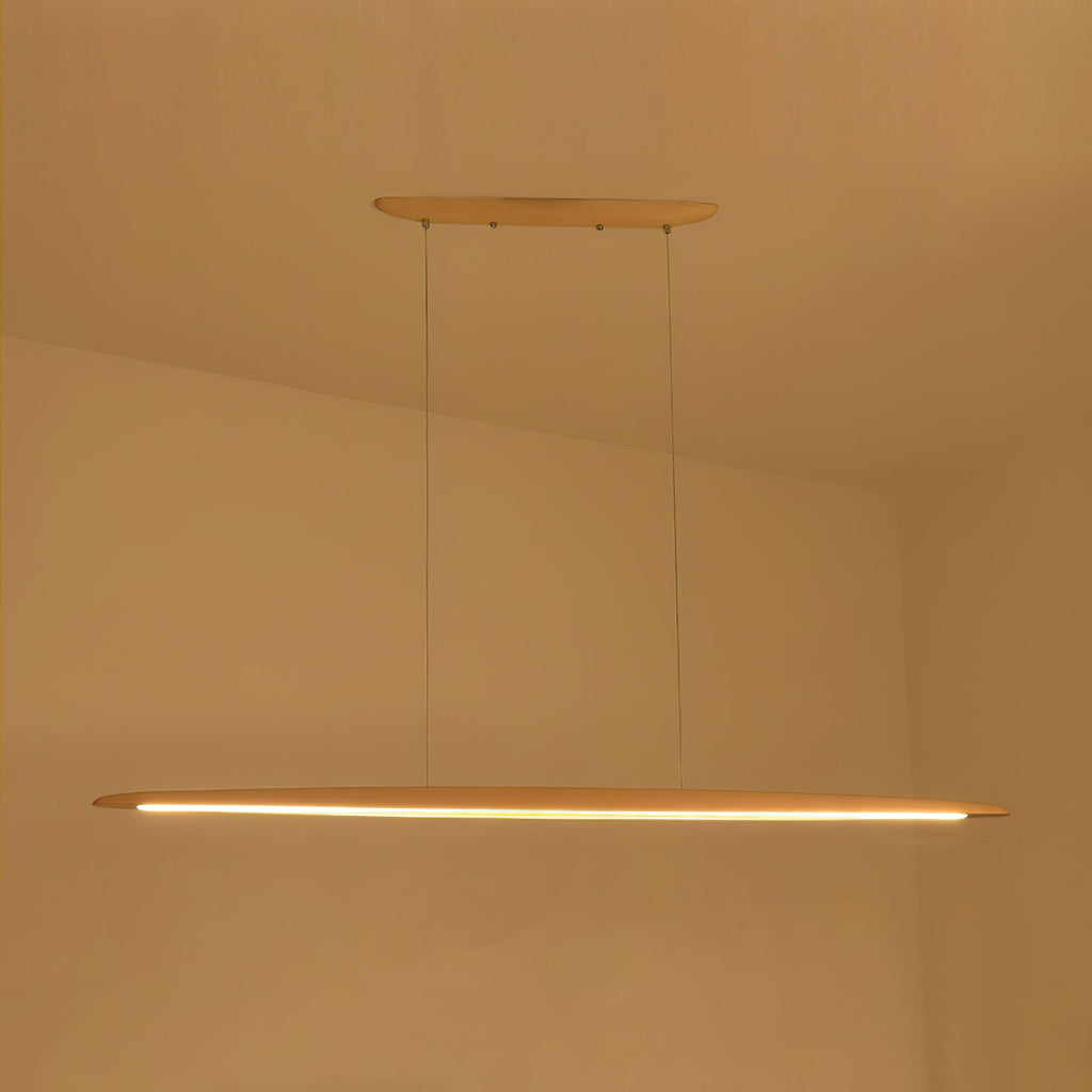 Lampada a sospensione in legno di noce Zing