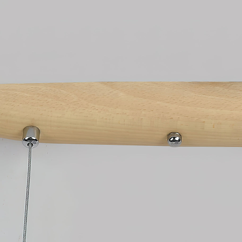 Lampada a sospensione in legno di noce Zing