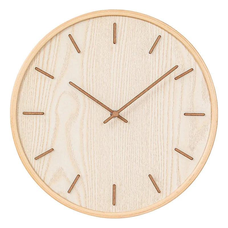 Orologio da Parete Minimalista in Legno Moderno Elara Haus