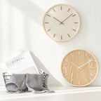 Orologio da Parete Minimalista in Legno Moderno Elara Haus