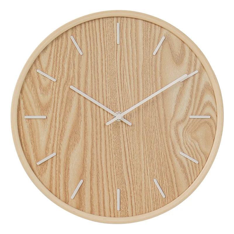 Orologio da Parete Minimalista in Legno Moderno Elara Haus
