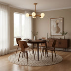 Candelabro in Legno Nera