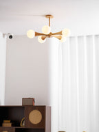 Candelabro in Legno Nera