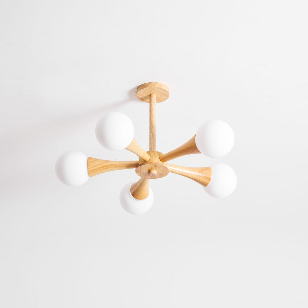 Candelabro in Legno Nera