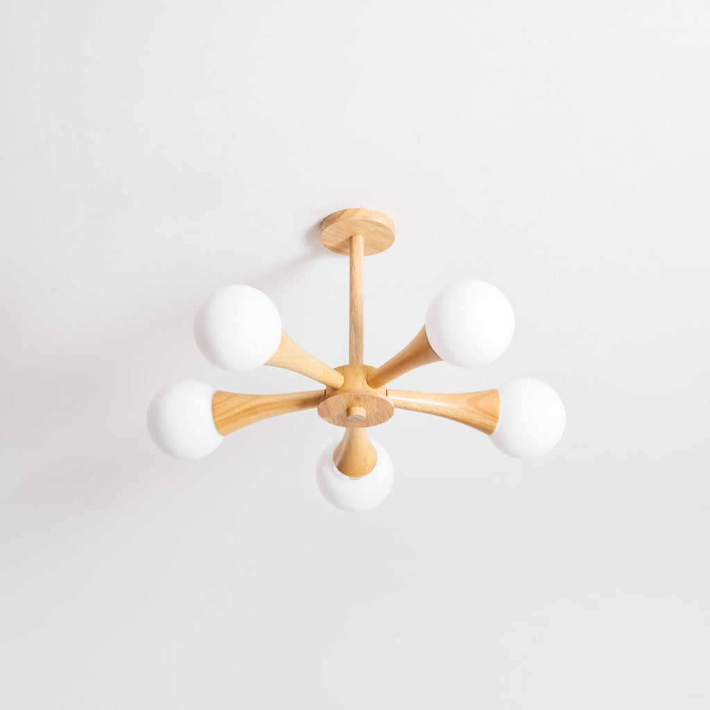 Candelabro in Legno Nera