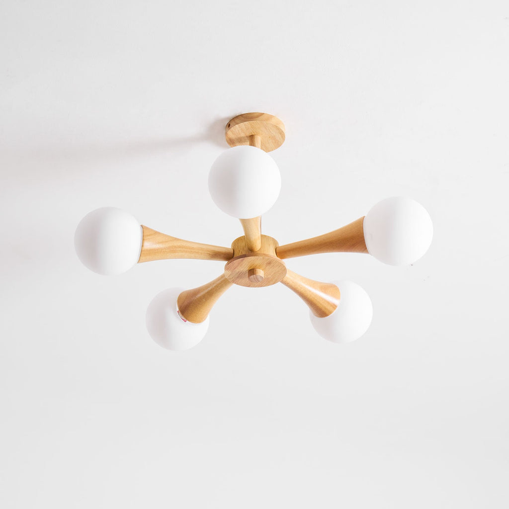 Candelabro in Legno Nera