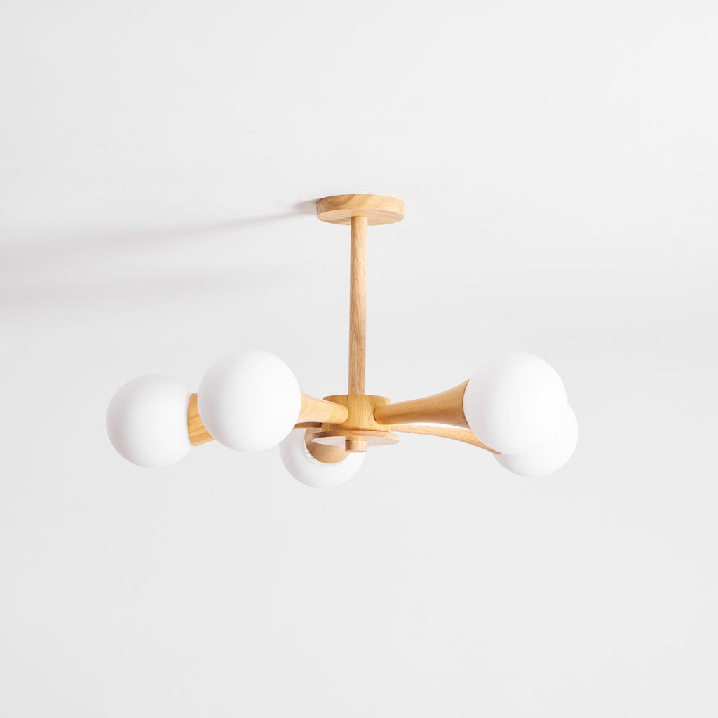 Candelabro in Legno Nera