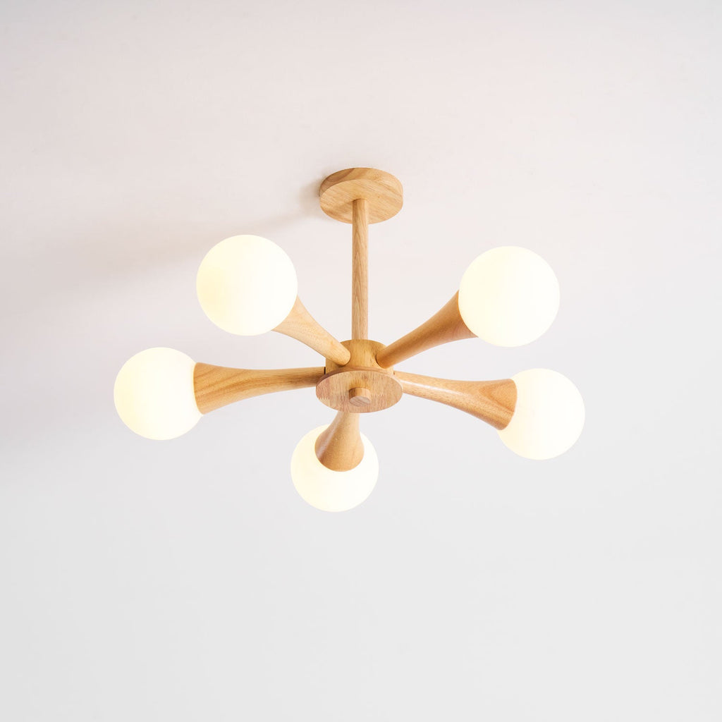 Candelabro in Legno Nera