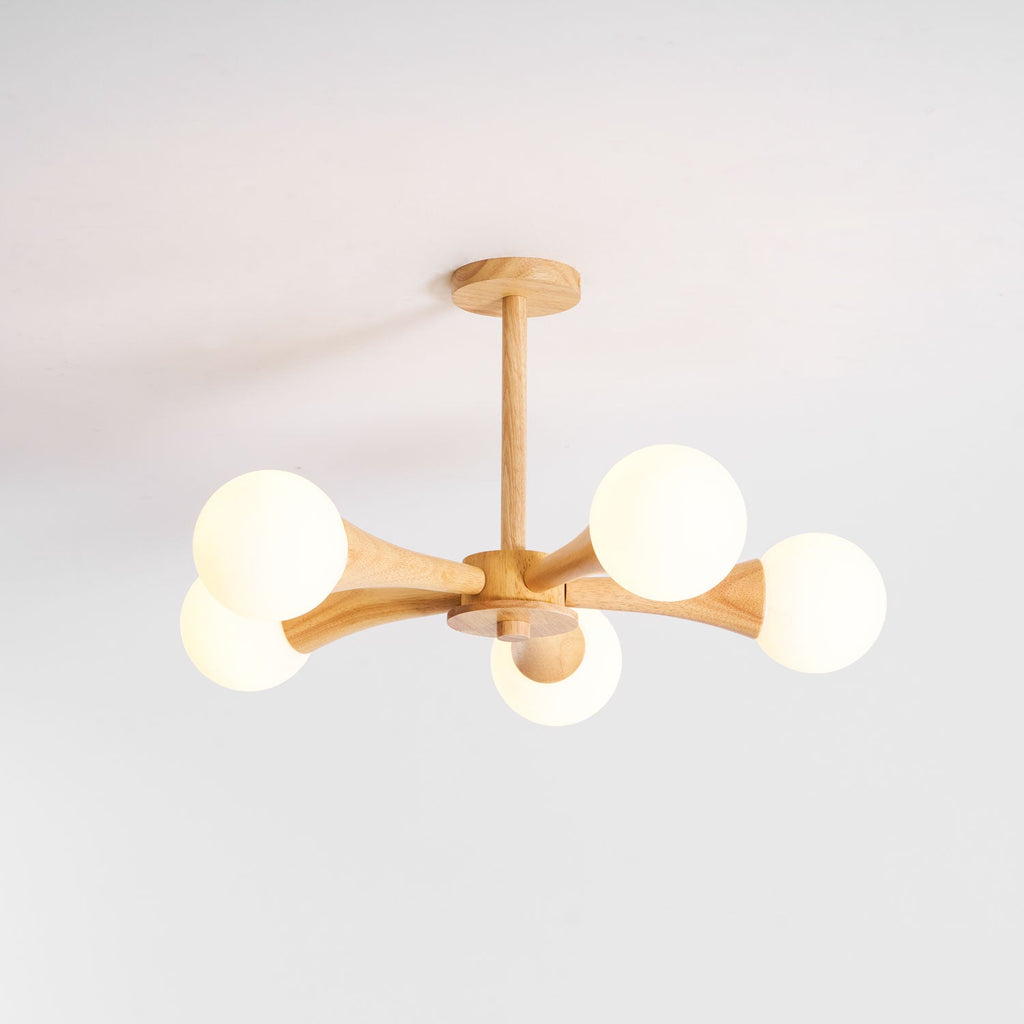Candelabro in Legno Nera