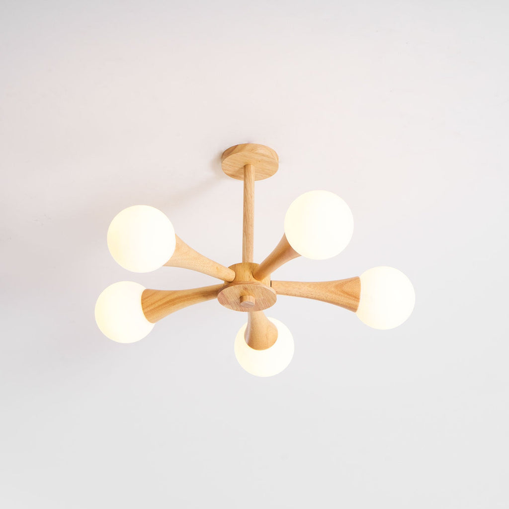 Candelabro in Legno Nera