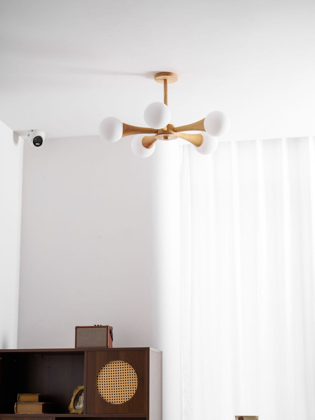 Candelabro in Legno Nera