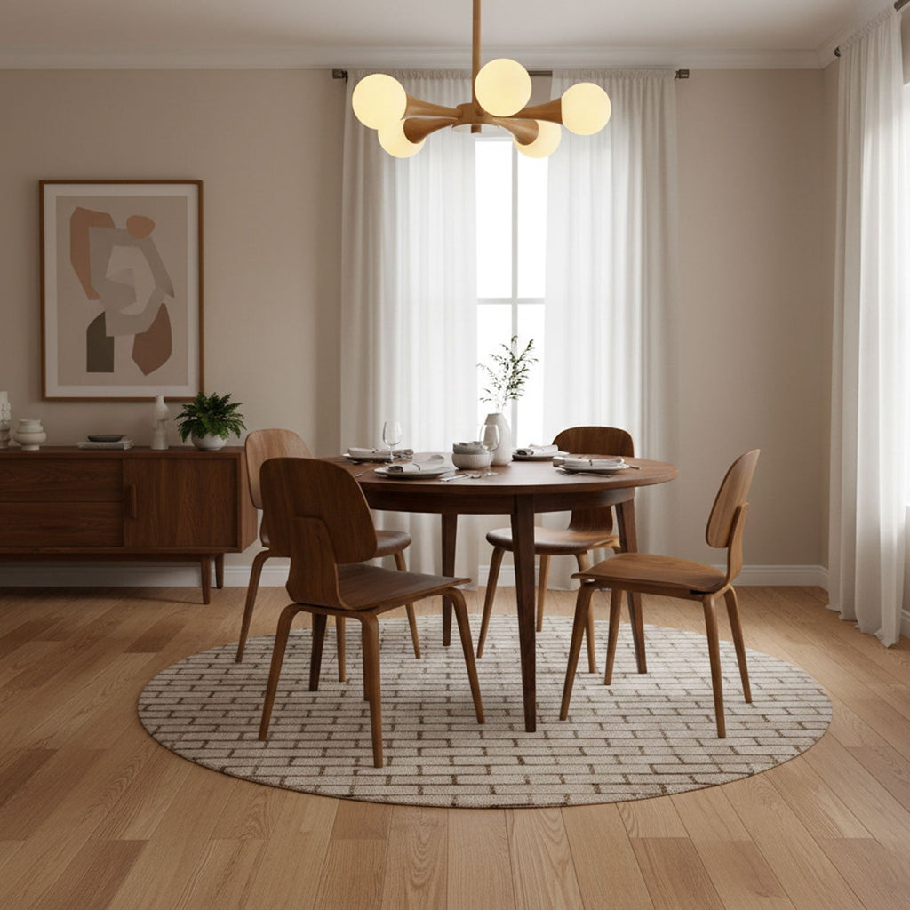 Candelabro in Legno Nera