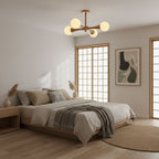 Candelabro in Legno Nera