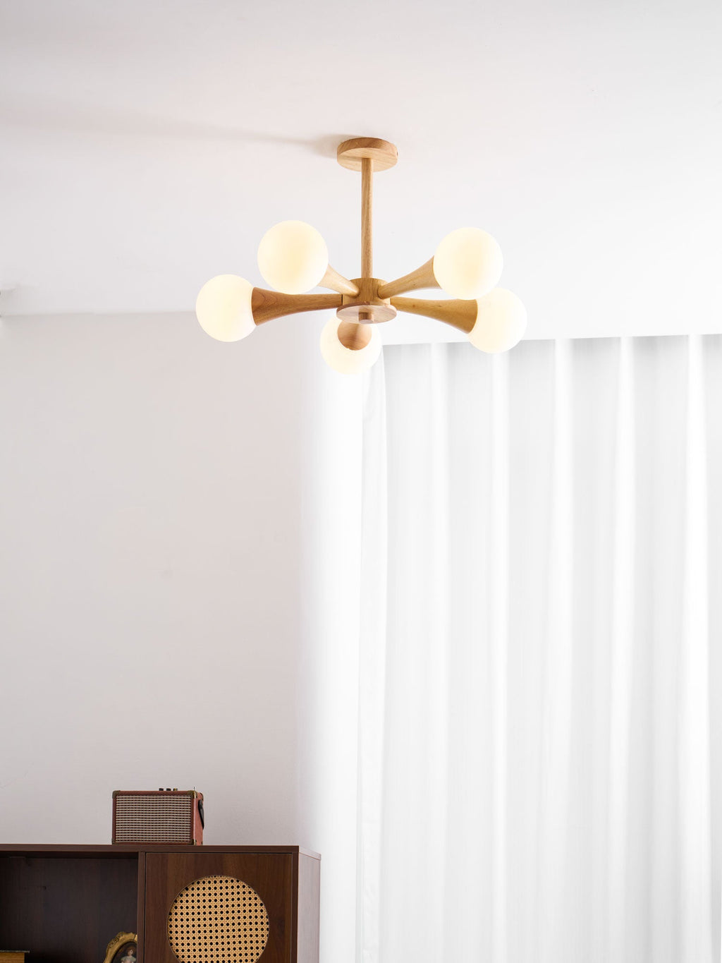 Candelabro in Legno Nera