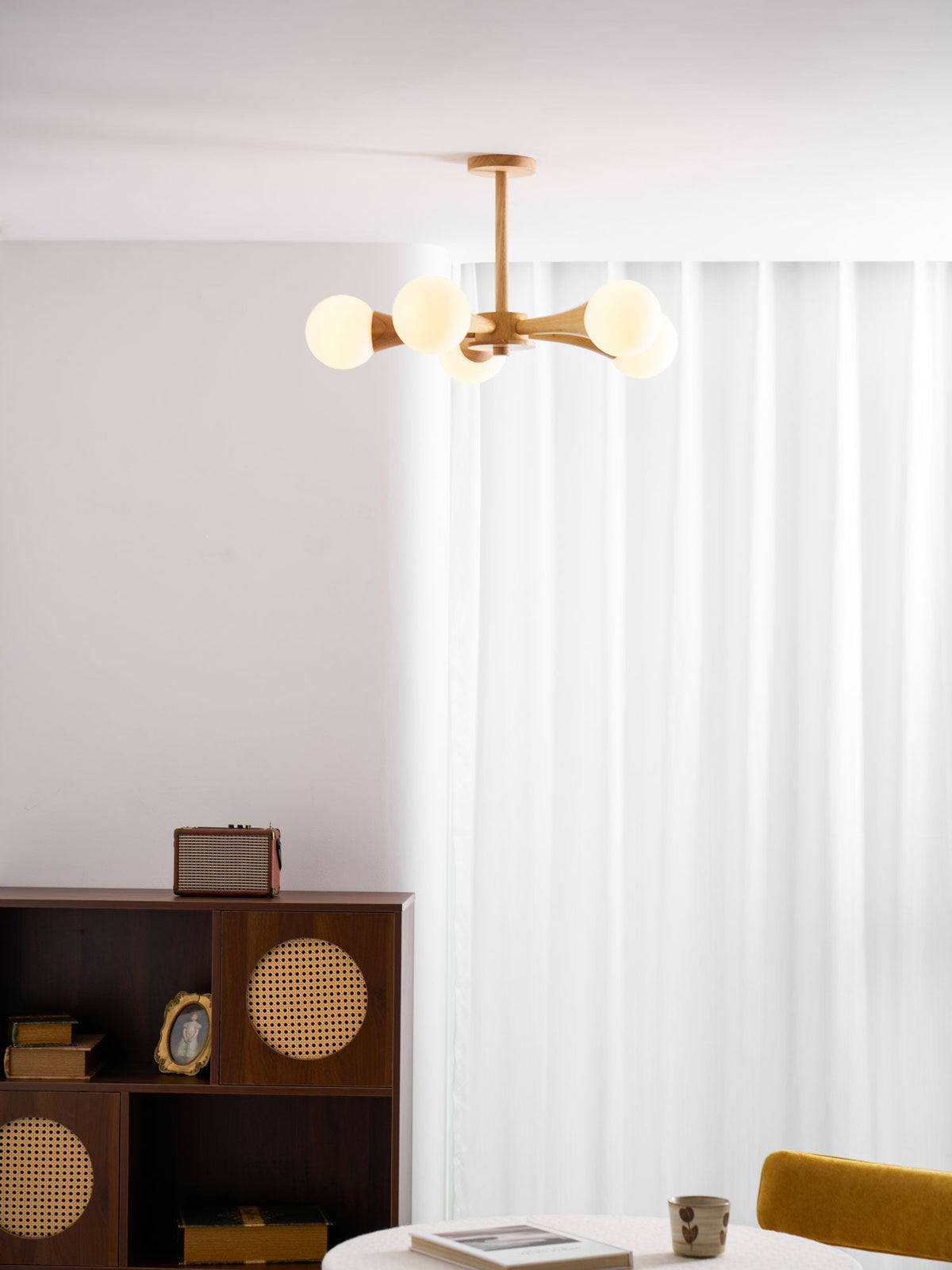 Candelabro in Legno Nera