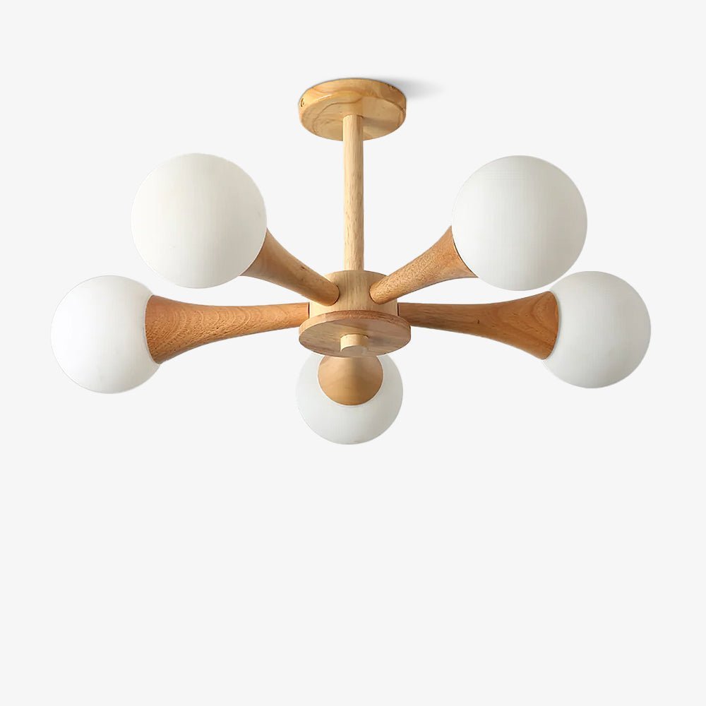 Candelabro in Legno Nera