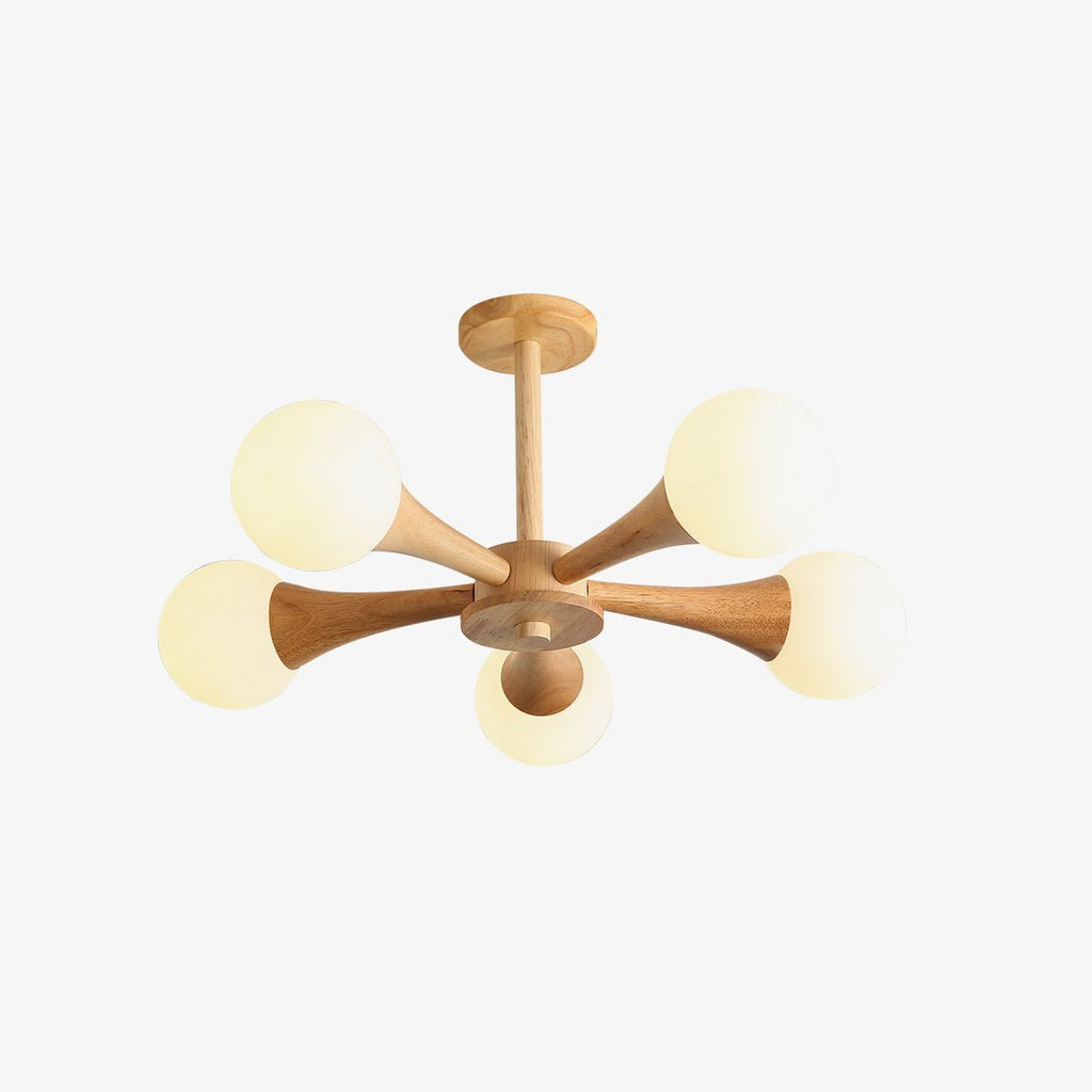 Candelabro in Legno Nera