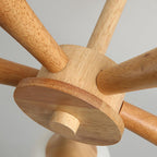 Candelabro in Legno Nera