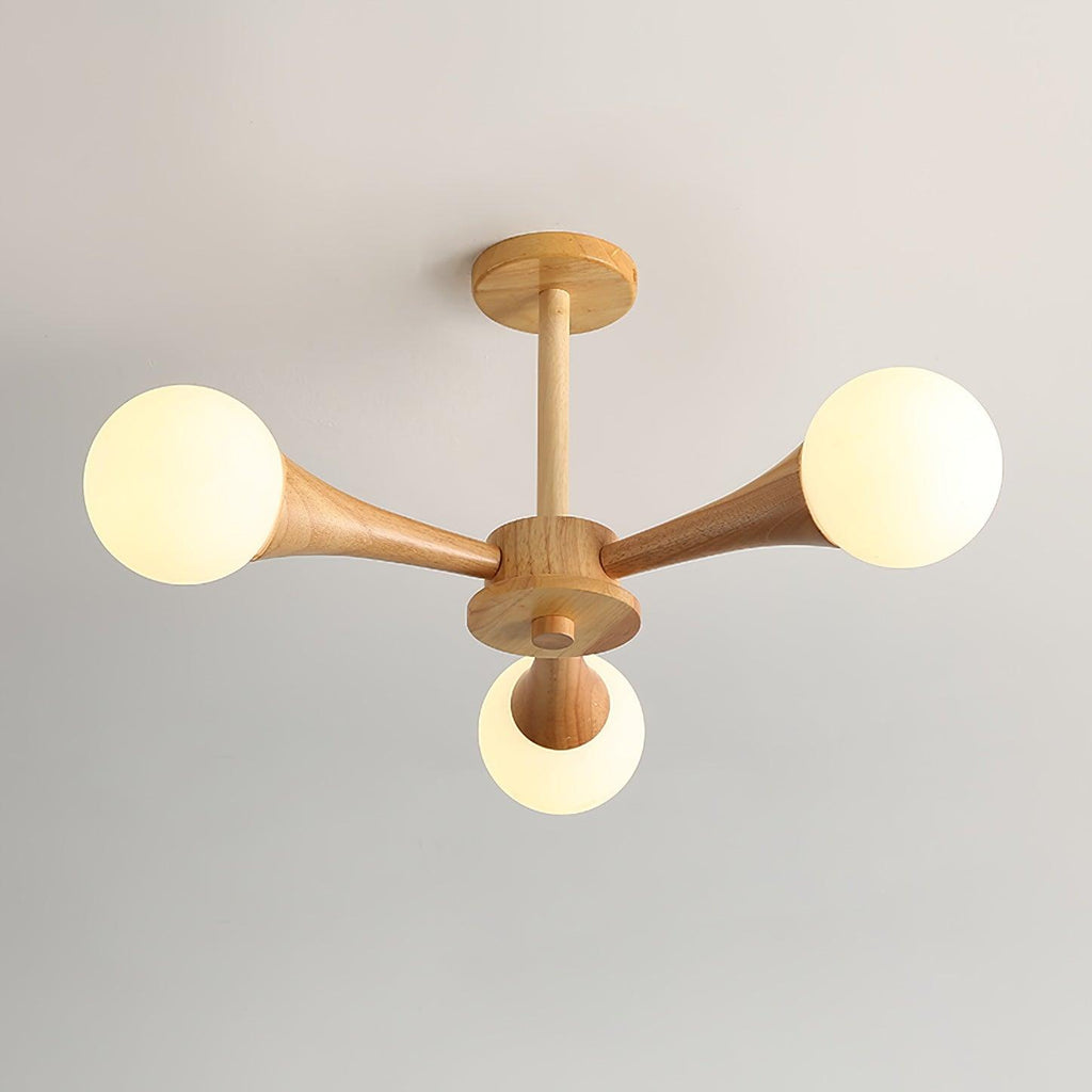 Candelabro in Legno Nera
